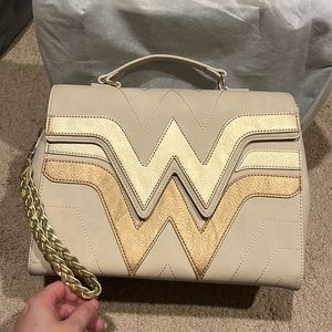 Loungefly Wonder Woman Gold Crossbody Bag